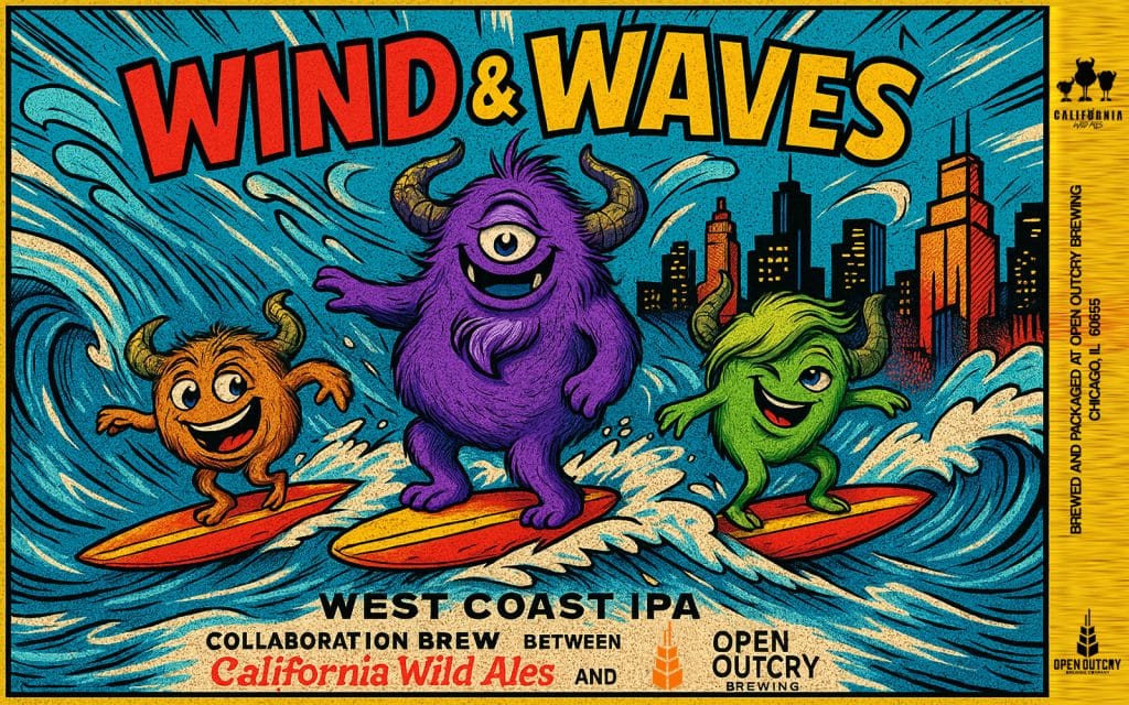 Wind & Waves IPA | California Wild Ales | Open Outcry Brewing