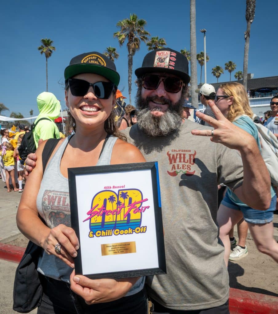 Ocean Beach Chili Cook-off Champions: 2023, 2024, 2025 | California Wild Ales | Three-Peat