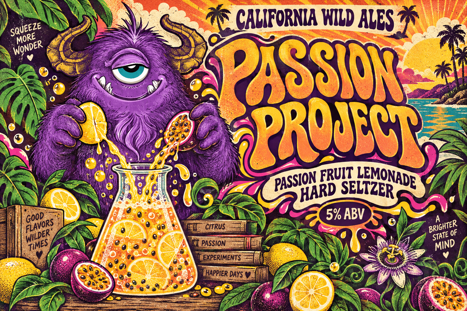 Passion Project – Hard Passionfruit Lemonade Seltzer