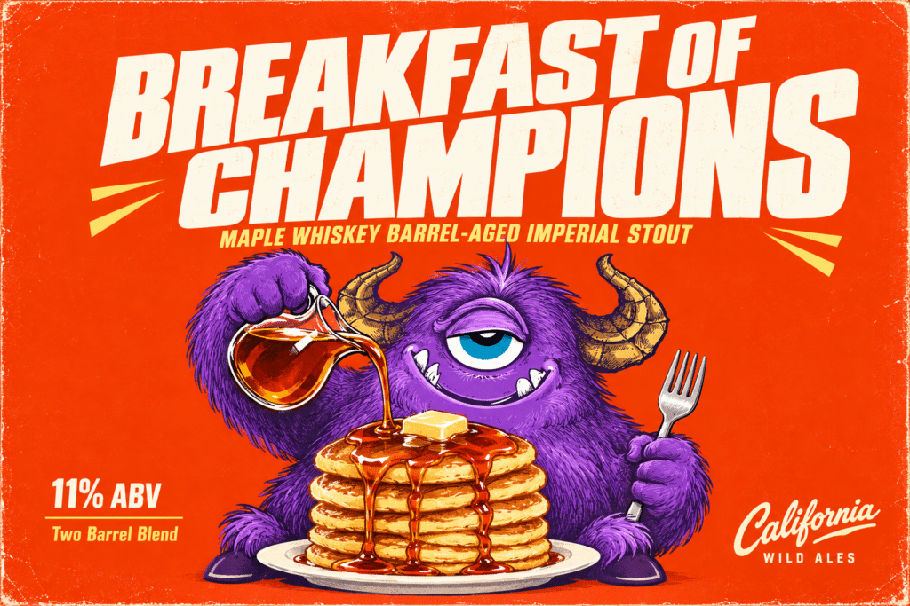 Breakfast Champions | Barrel-Aged Stout | California Wild Ales